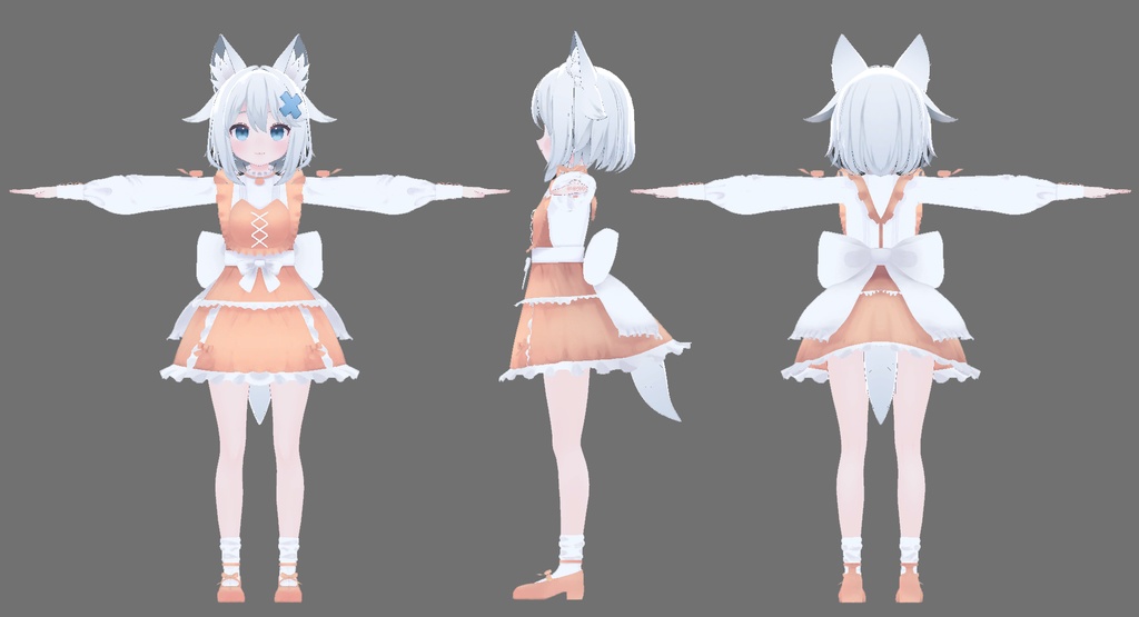 【こまどアバター対応】プリンセスドレス