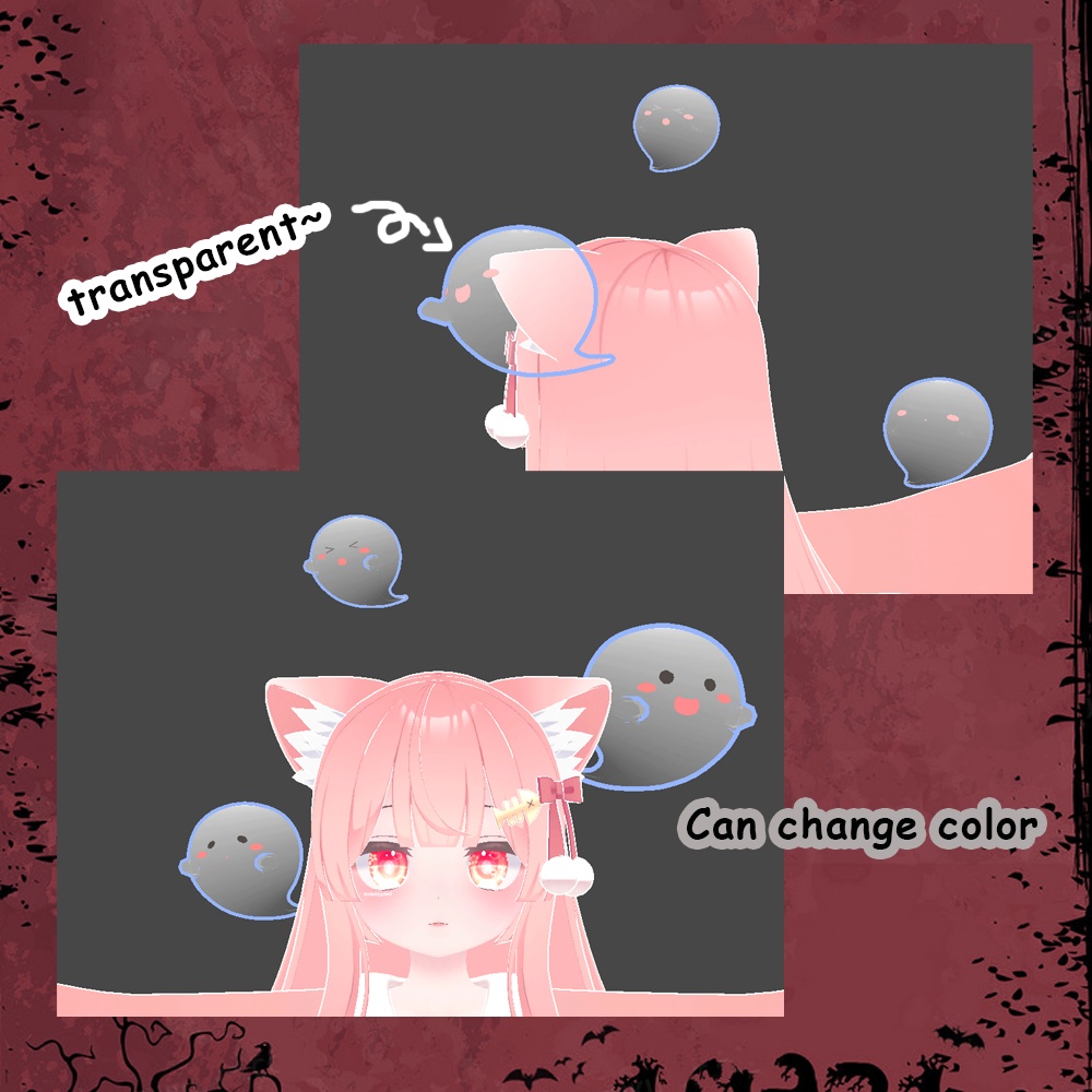 Ghost--おばけ--vrchat用