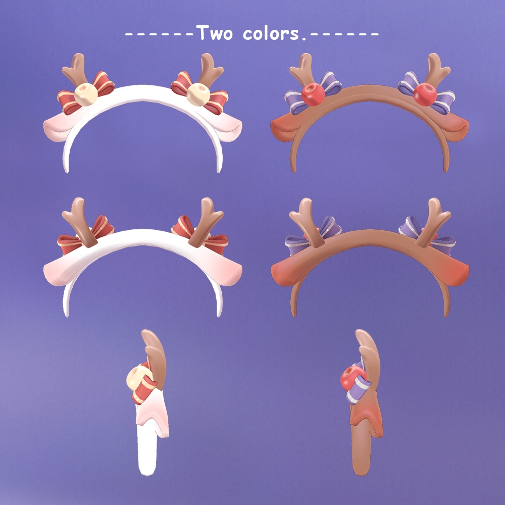 Headbands -- Christmas -- Elk Point -- vrchat用