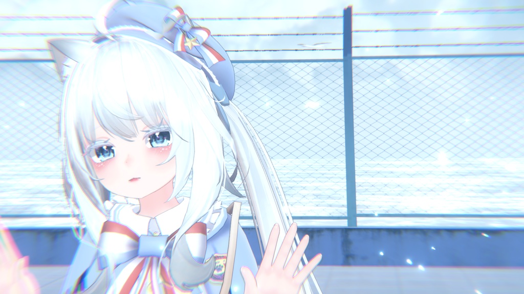 【PB対応】【舞夜ちゃん、狐雪ちゃん専用】水色ゴシックスカート/Aqua Gothic Skirt