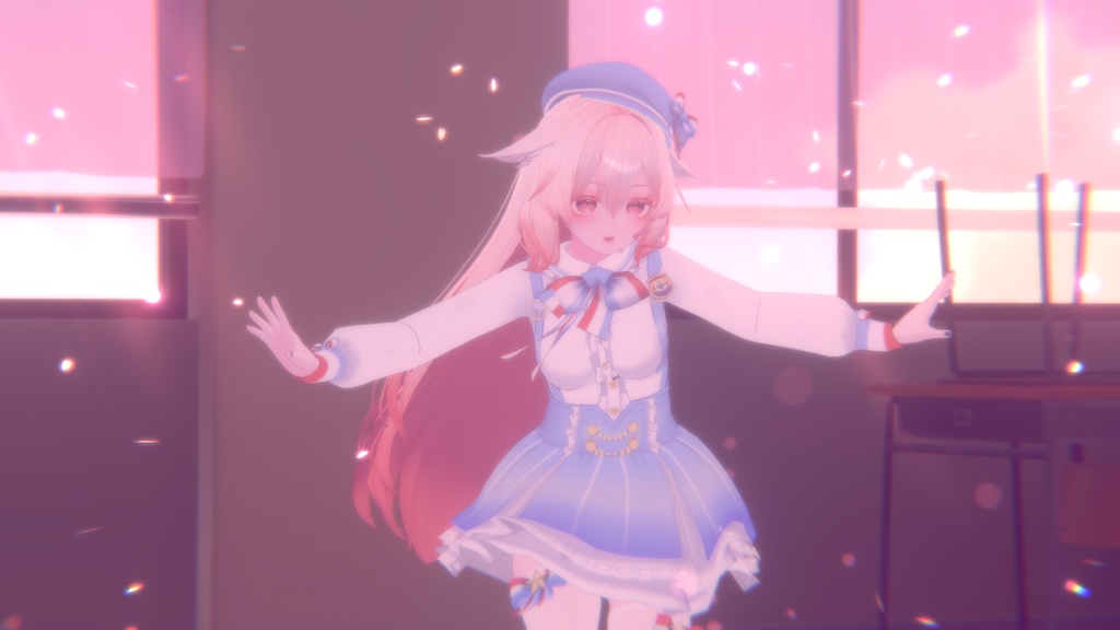 【PB対応】【桔梗ちゃん専用】水色ゴシックスカート/Aqua Gothic Skirt