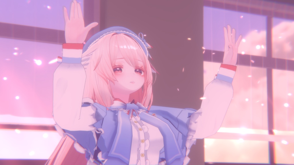 【PB対応】【桔梗ちゃん専用】水色ゴシックスカート/Aqua Gothic Skirt