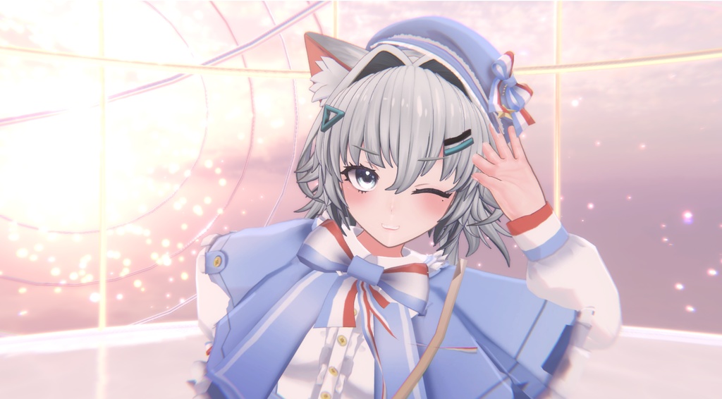 【PB対応】【チセちゃん専用】水色ゴシックスカート/Aqua Gothic Skirt