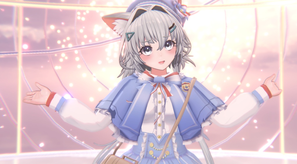 【PB対応】【チセちゃん専用】水色ゴシックスカート/Aqua Gothic Skirt