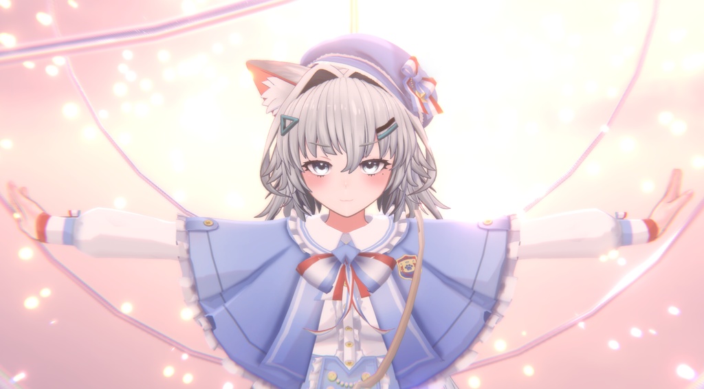 【PB対応】【チセちゃん専用】水色ゴシックスカート/Aqua Gothic Skirt