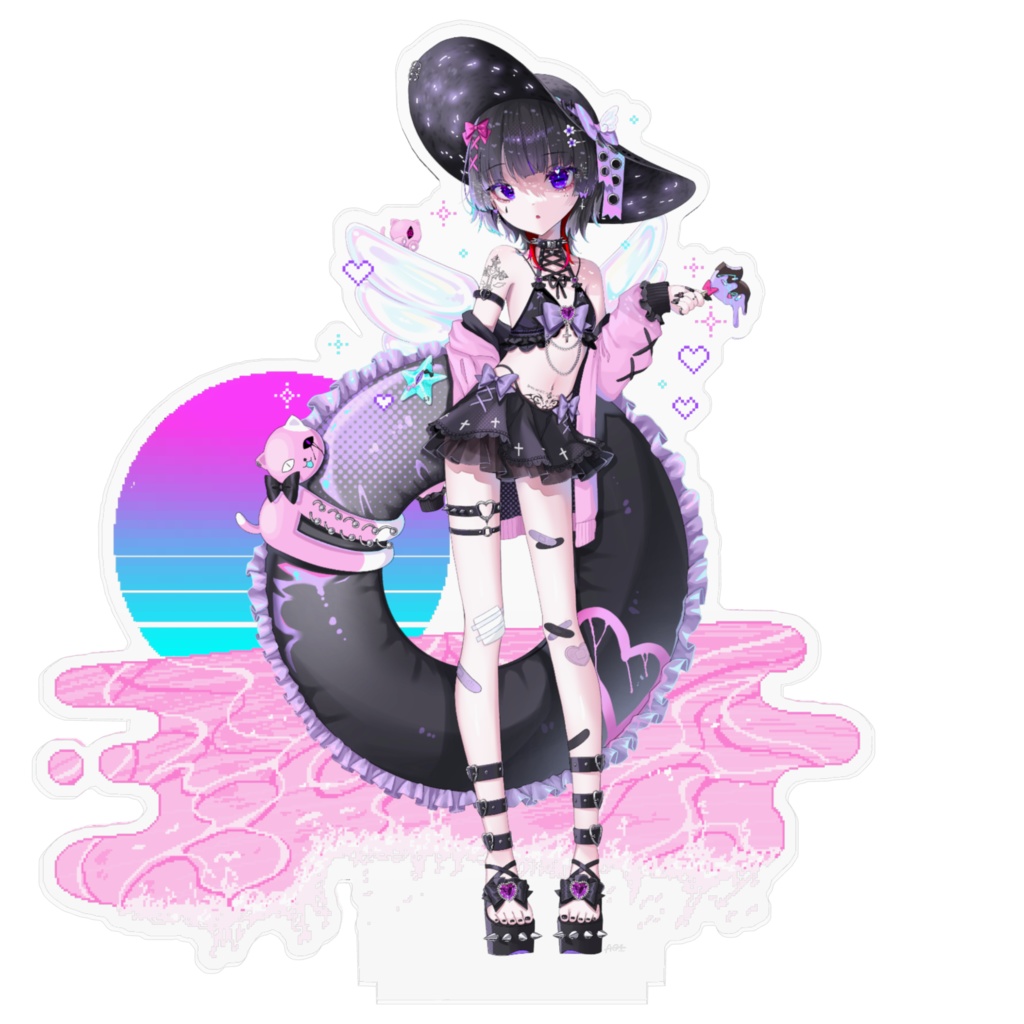 AΘIちゃん水着アクスタ(背景ver.)