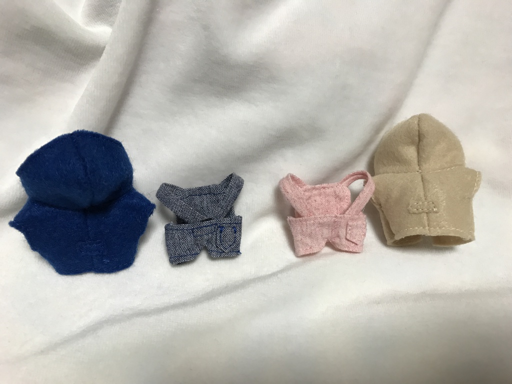 プチマス専用ダッフルコート2点&オーバーオール2点セット