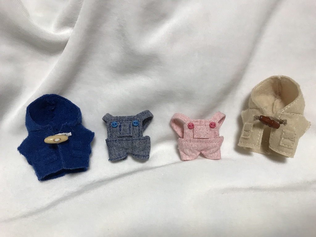 プチマス専用ダッフルコート2点&オーバーオール2点セット