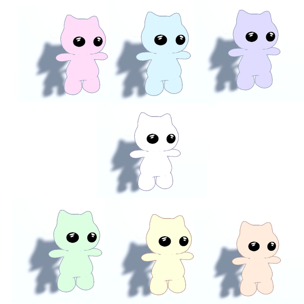 ねこのむゆ/オリジナル3Dモデル