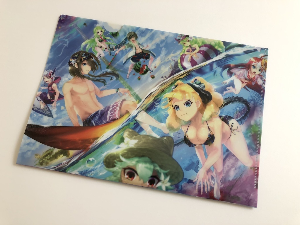 クリアファイル・夏の終わりのひと泳ぎ