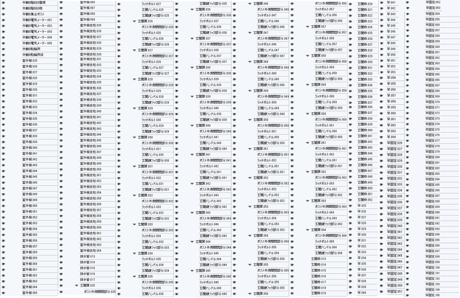 ワンルーム内観外観セット