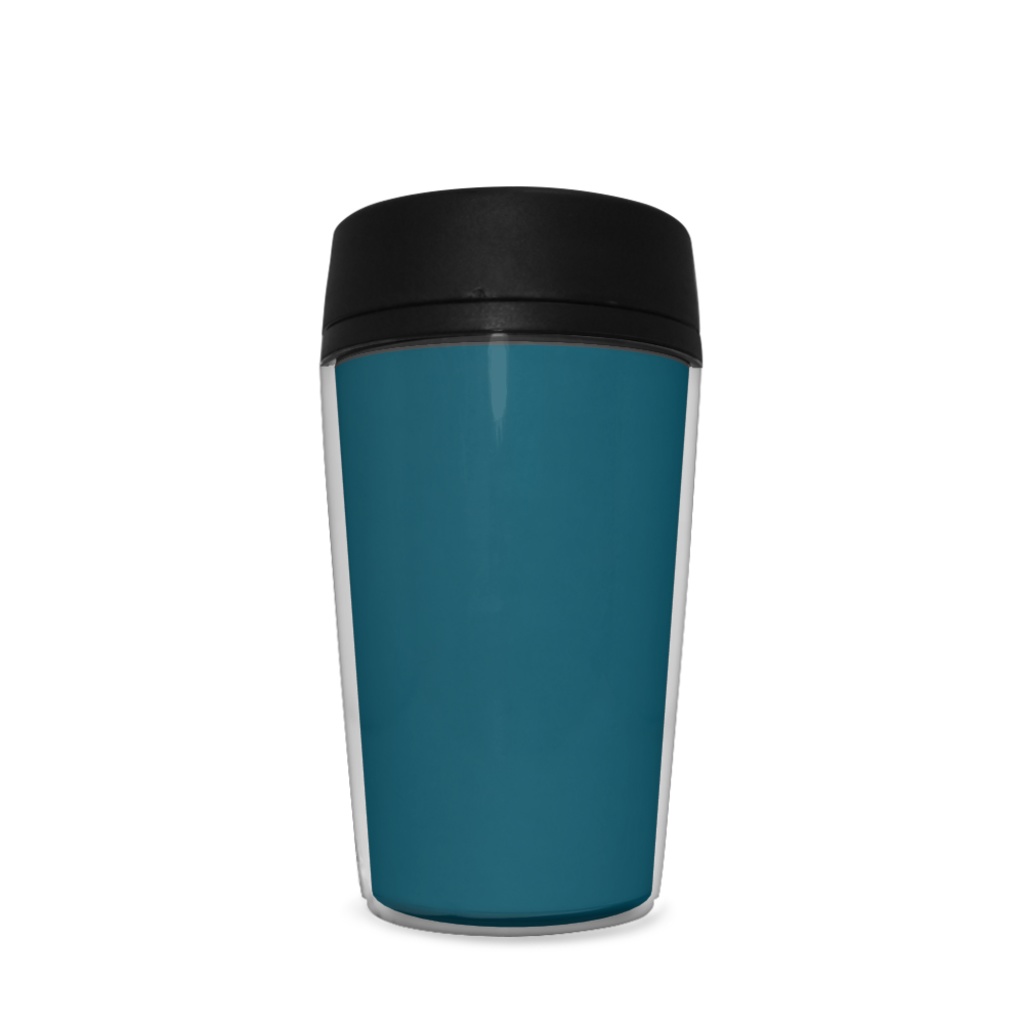 隣のシバは青いタンブラー