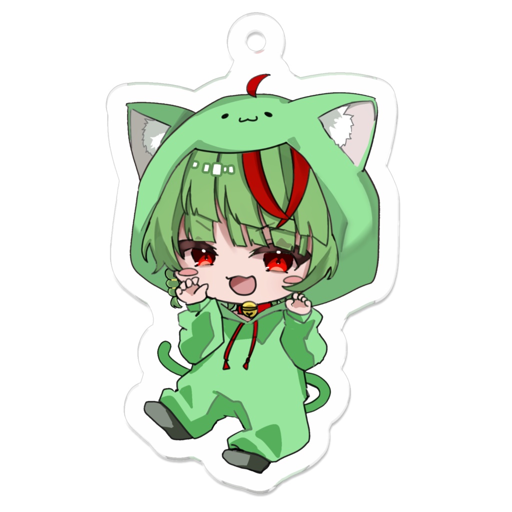 イパチンガアクリルキーホルダー 猫耳パジャマver