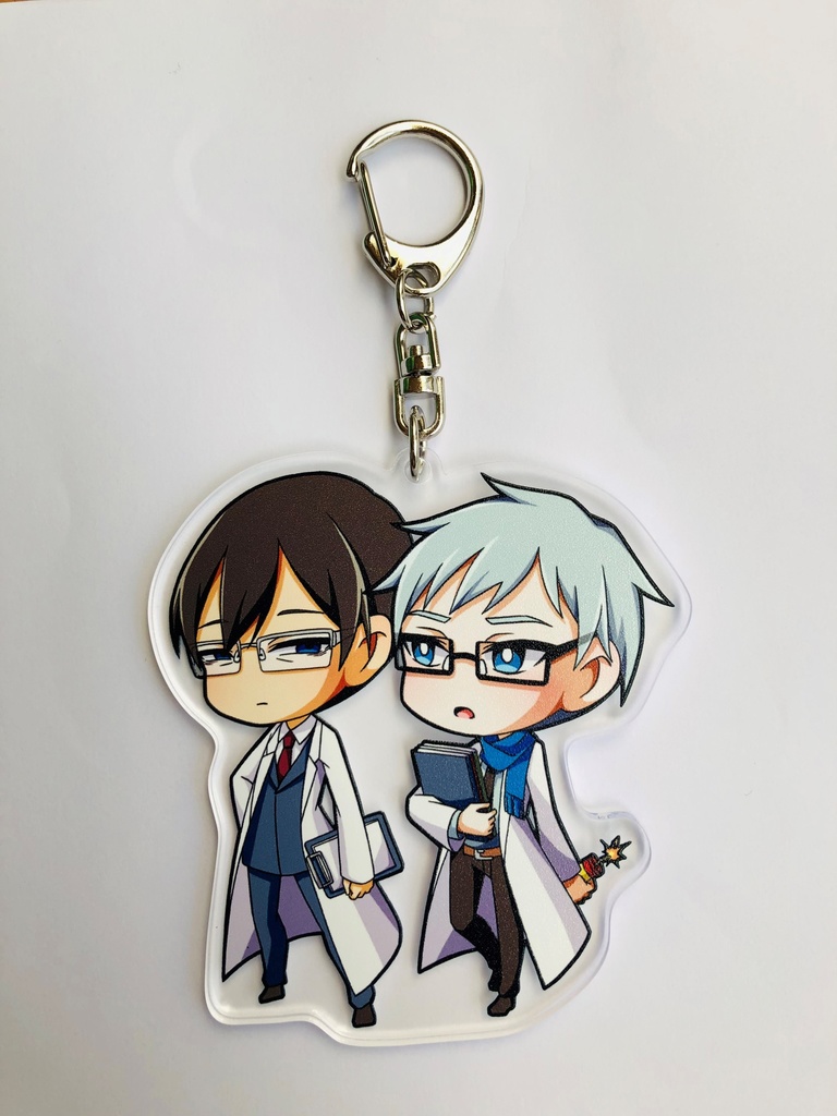 【SCP財団】ギアーズ博士＆アイスバーグ博士アクリルキーホルダー