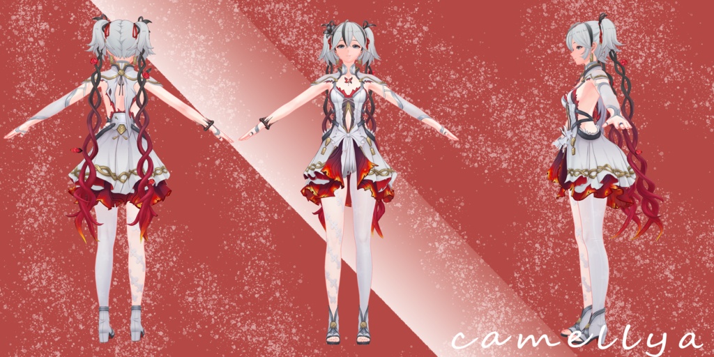 Camellya【3Dモデル】