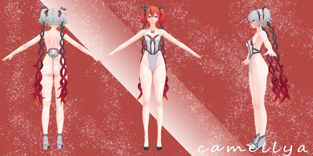 Camellya【3Dモデル】