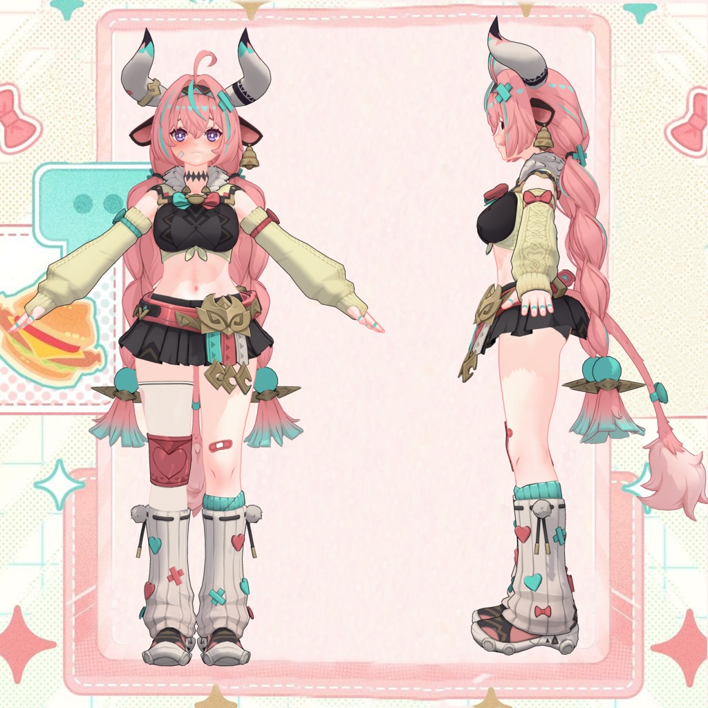 【3Dモデル】Varesa——PMX