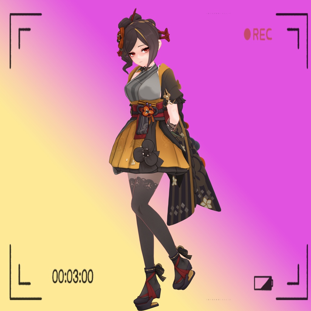 【3Dモデル】Chiori——PMX