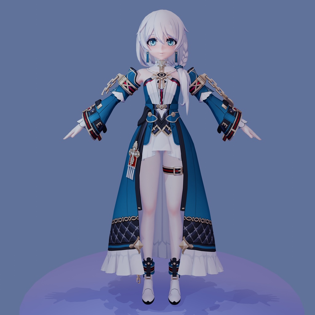 【3Dモデル】Theresa——PMX