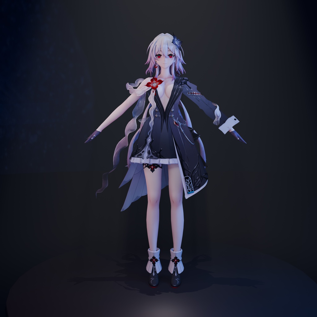 【3Dモデル】Evernight——PMX