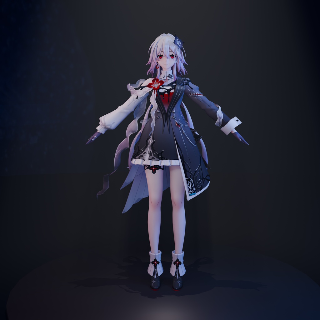 【3Dモデル】Evernight——PMX