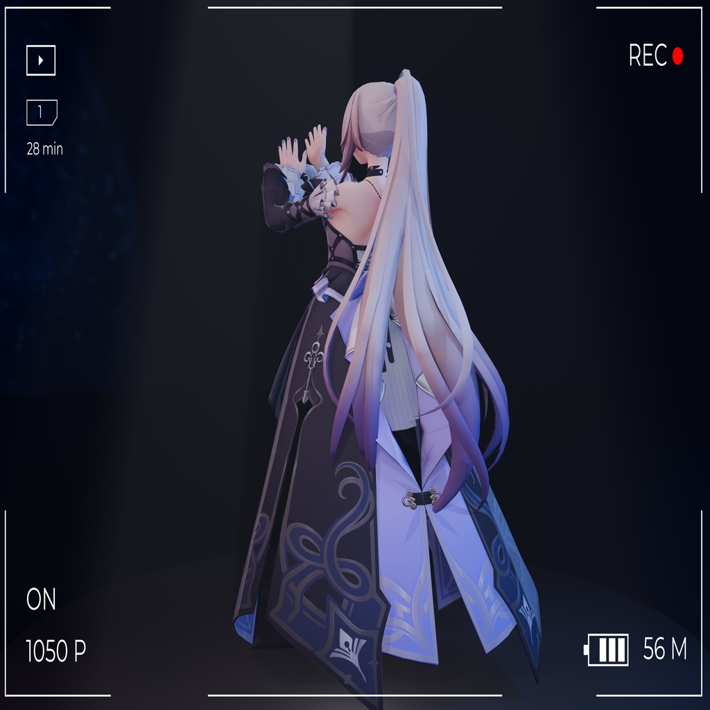 3Dモデル「The Herta」——PMX