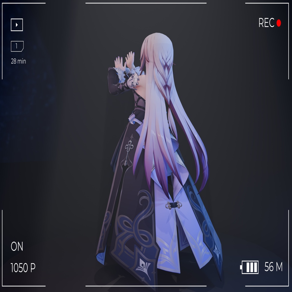 3Dモデル「The Herta」——PMX