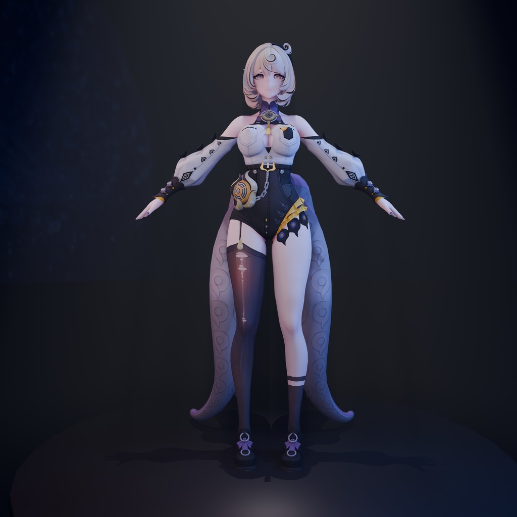 3Dモデル「Yidhari」——PMX