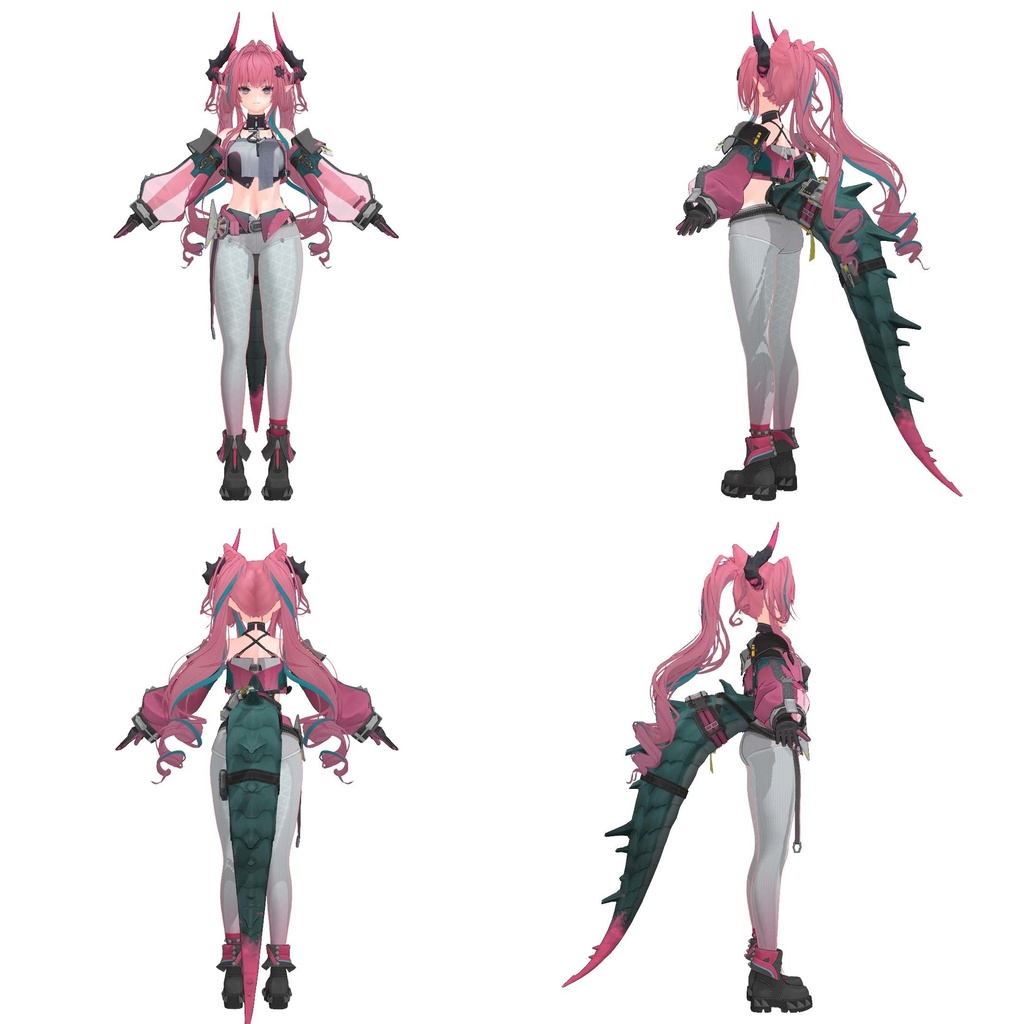 3Dモデル「Yvonne」Ver1.0_PMX