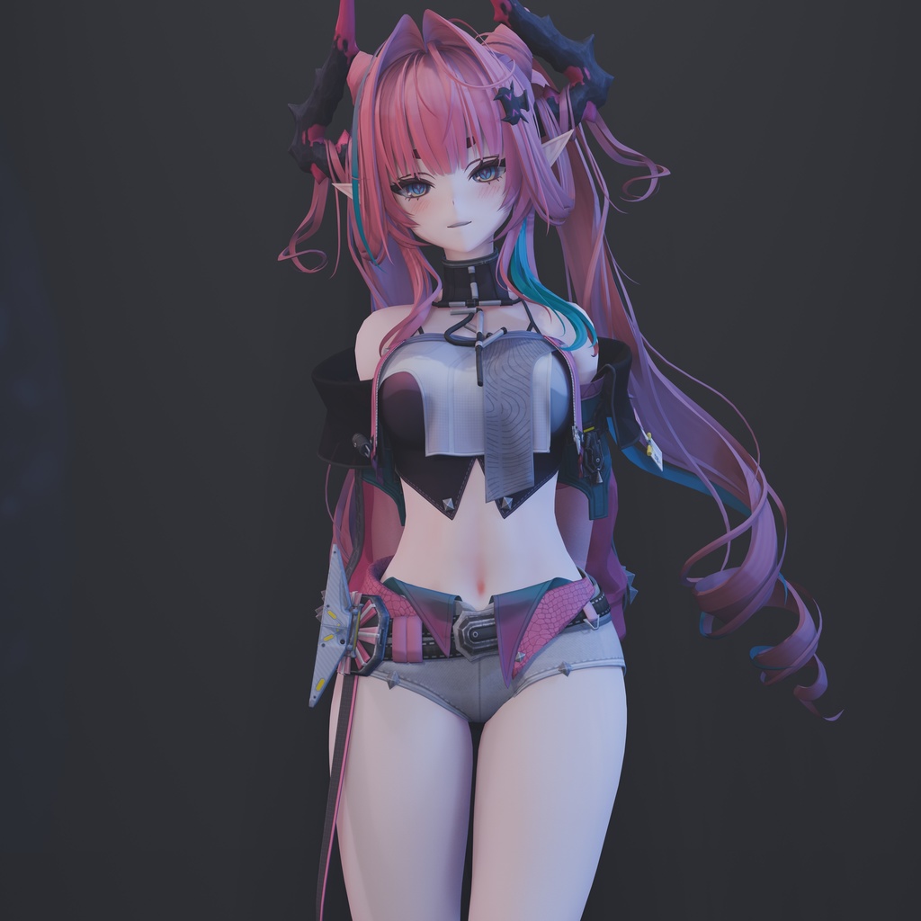 3Dモデル「Yvonne」Ver1.0_PMX