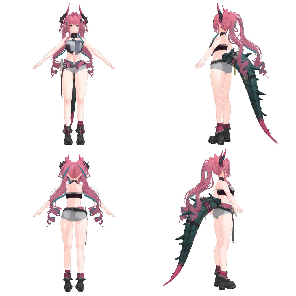 3Dモデル「Yvonne」Ver1.0_PMX