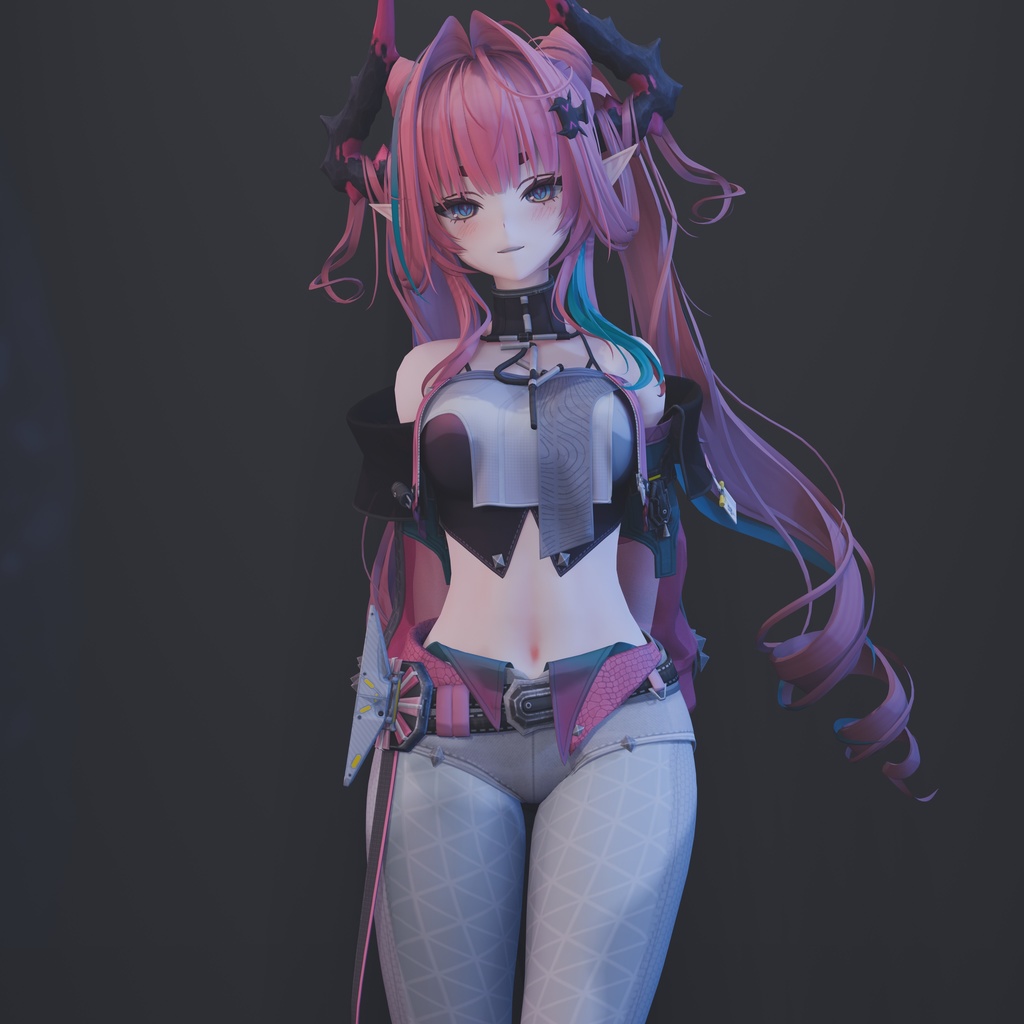 3Dモデル「Yvonne」Ver1.0_PMX