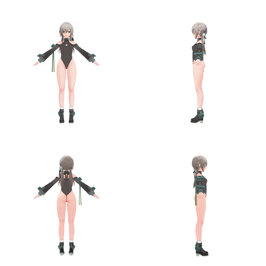 3Dモデル「Qingque」1.0_PMX