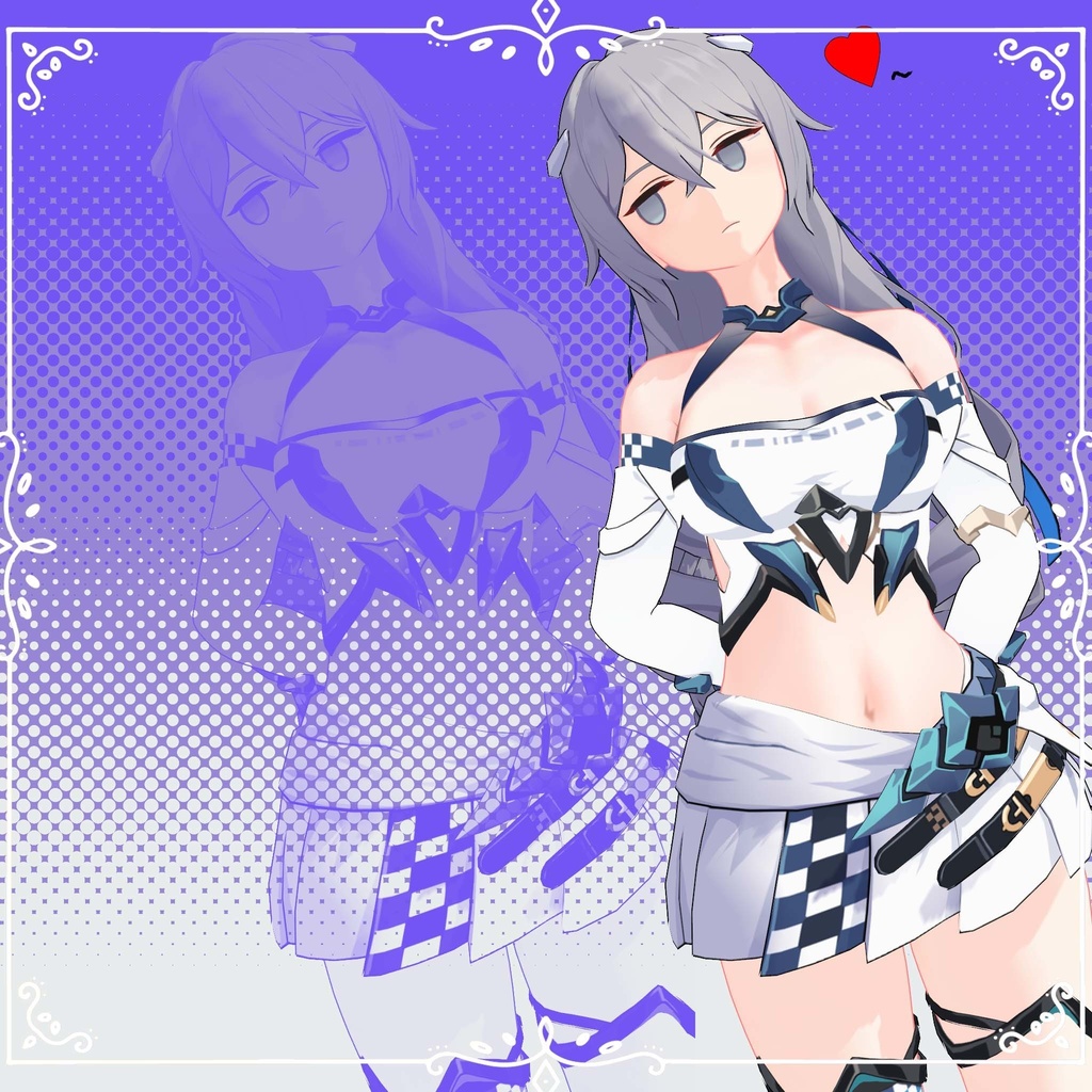 【3Dモデル】‌Bronya_1.0_PMX