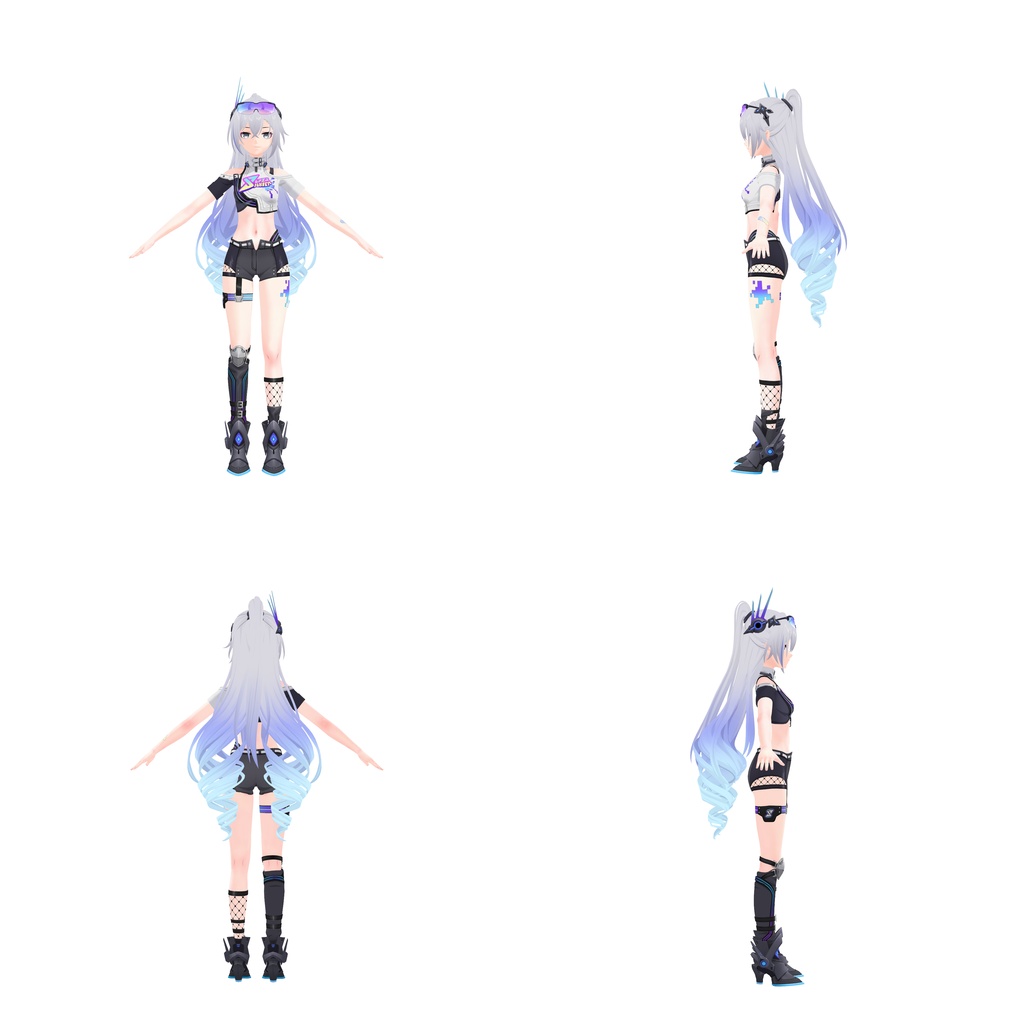 【3Dモデル】Silver Wolf LV.999_1.01_PMX