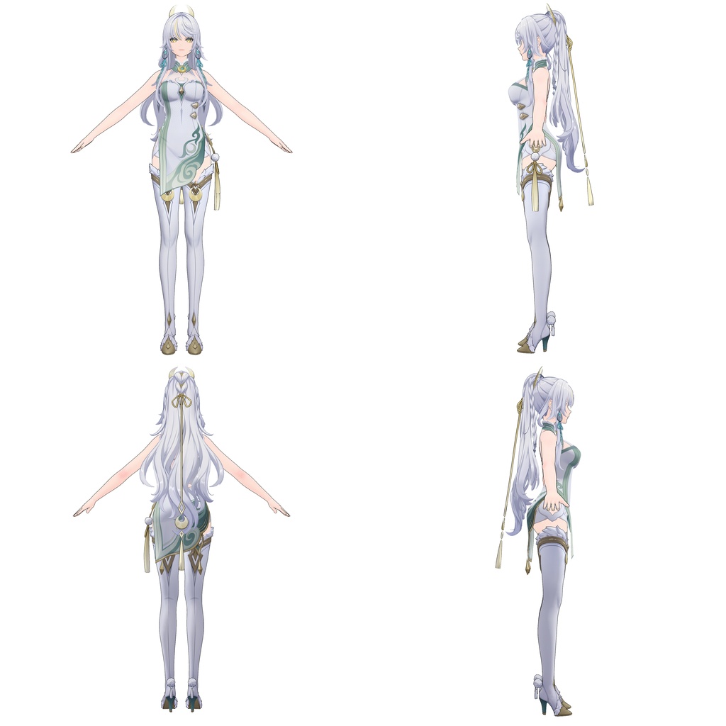 【3Dモデル】Zibai 1.0