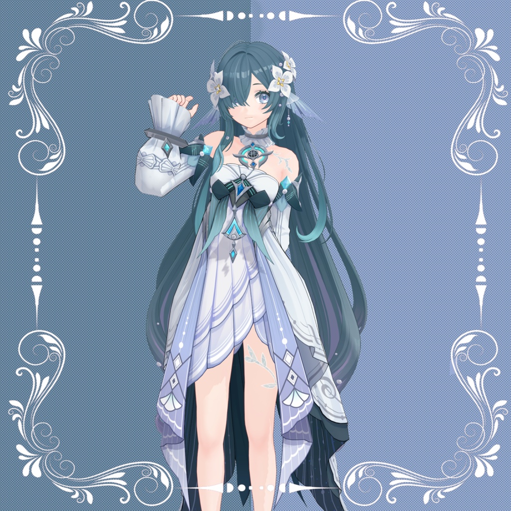【3Dモデル】‌Vodyanitsa 1.0_PMX