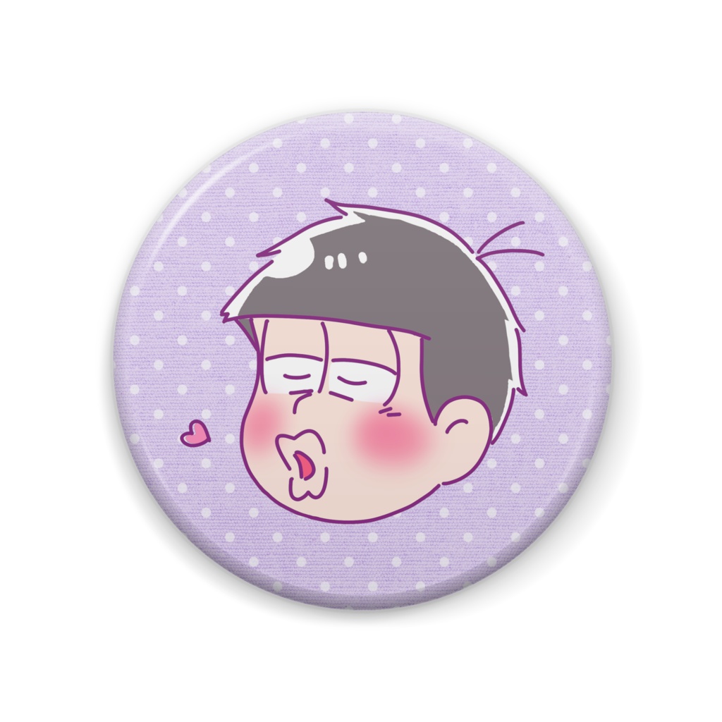 顔がうるさい缶バッジ カラ松/一松