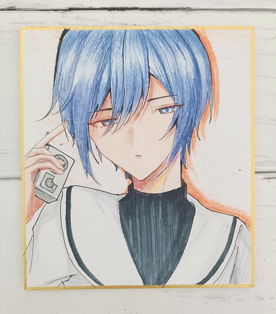 色紙 「KAITO (25時の情熱)」 二次創作