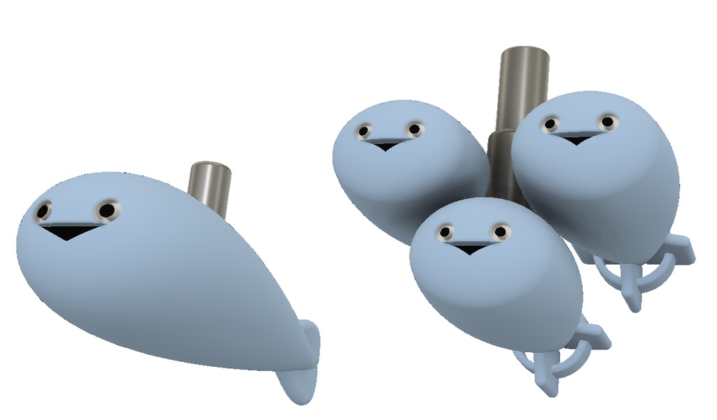 サカバンバクダンと増槽STLデータ(sakaban-bombs and expansion-tank)