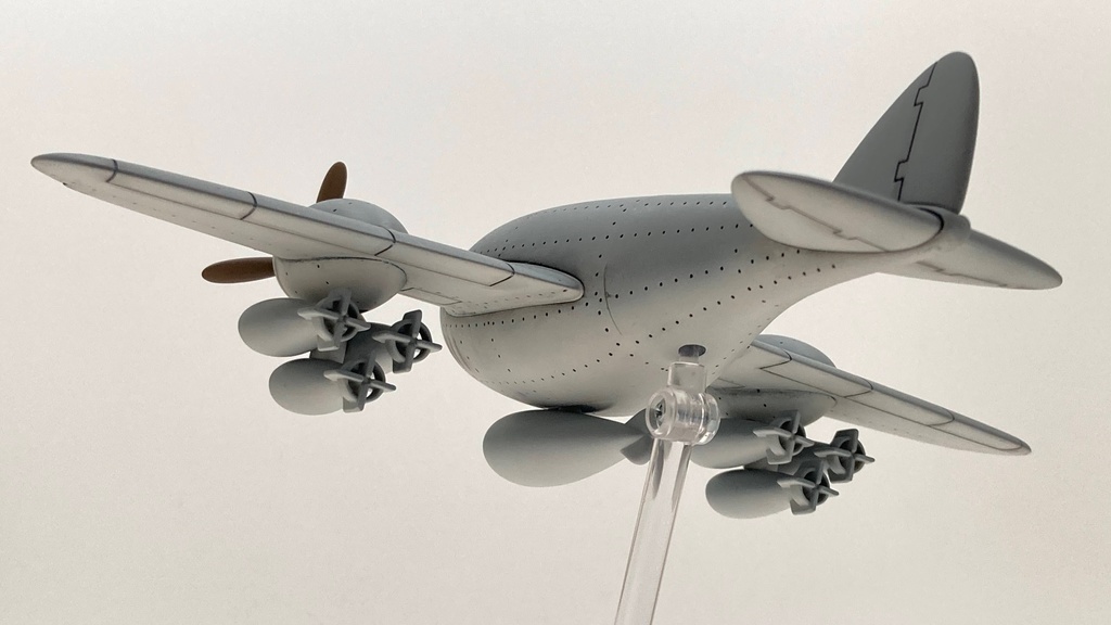 サカバンバクダンと増槽STLデータ(sakaban-bombs and expansion-tank)