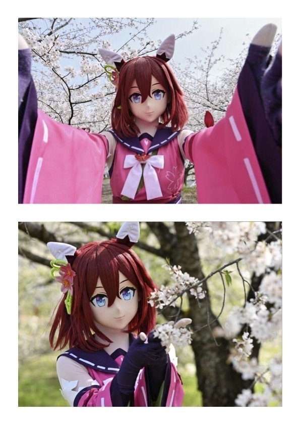 ウマ娘サクラチヨノオー着ぐるみ写真集「さくらひらり」