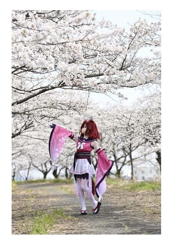 ウマ娘サクラチヨノオー着ぐるみ写真集「さくらひらり」