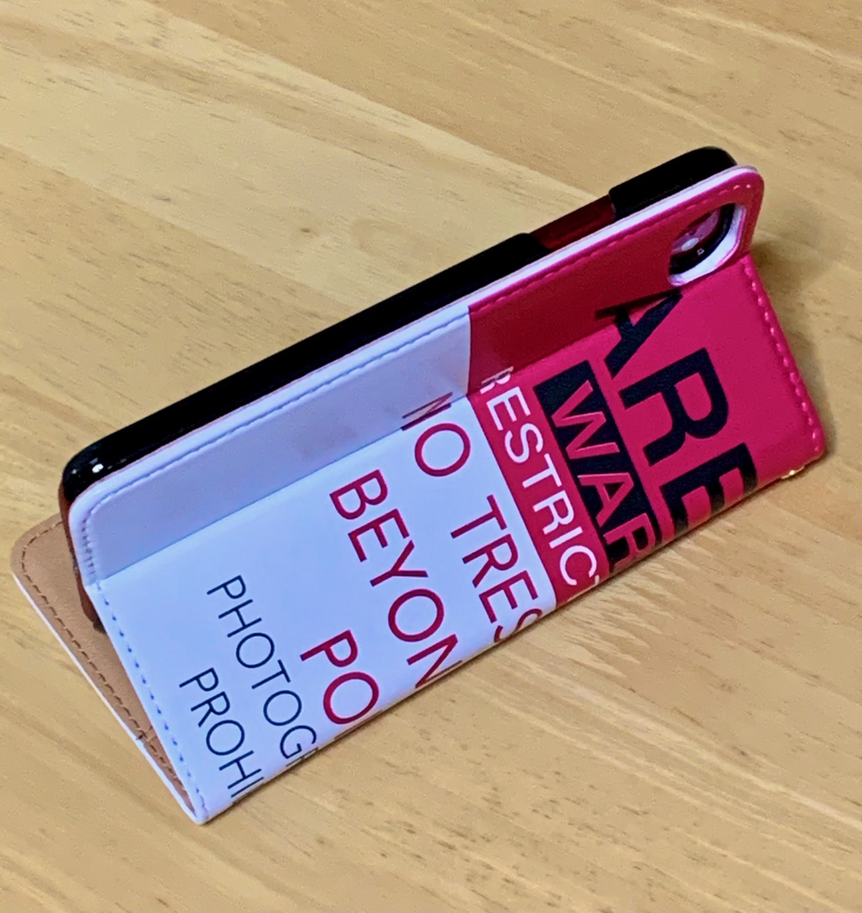 AREA51立ち入り禁止看板風iPhone8/7/SE2ケース