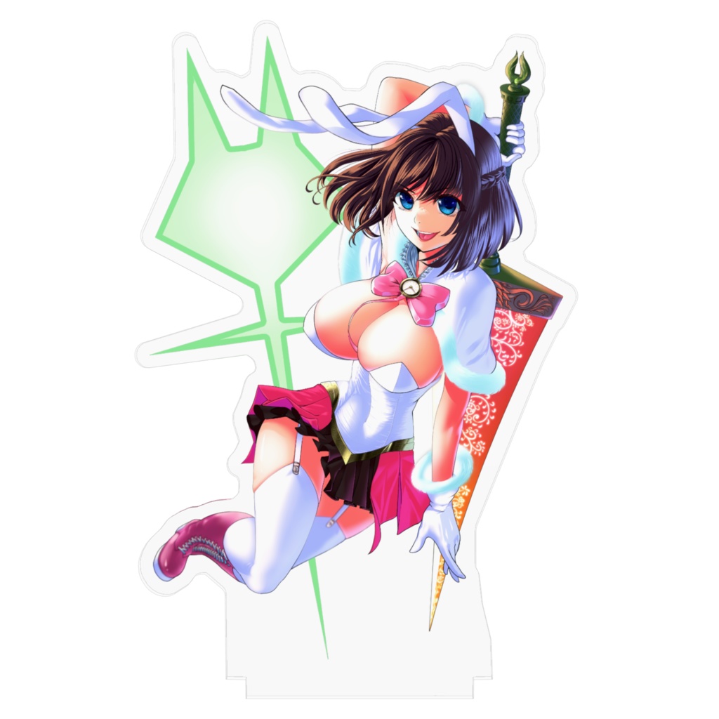 卯年ラビットガールファイターアクリルフィギュア