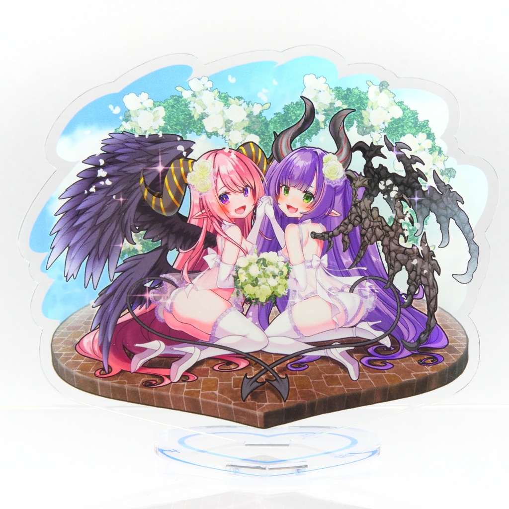 エスネア＆エフネ ぷちウエディング風アクリルスタンド