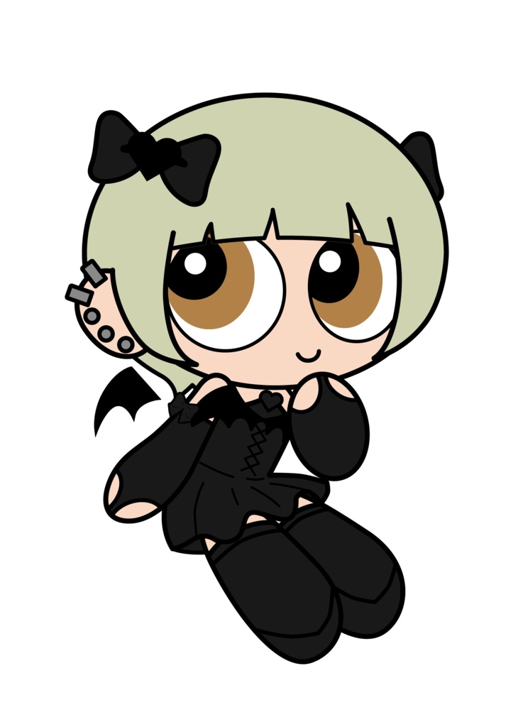 通常私ちゃんアクキー (小悪魔)