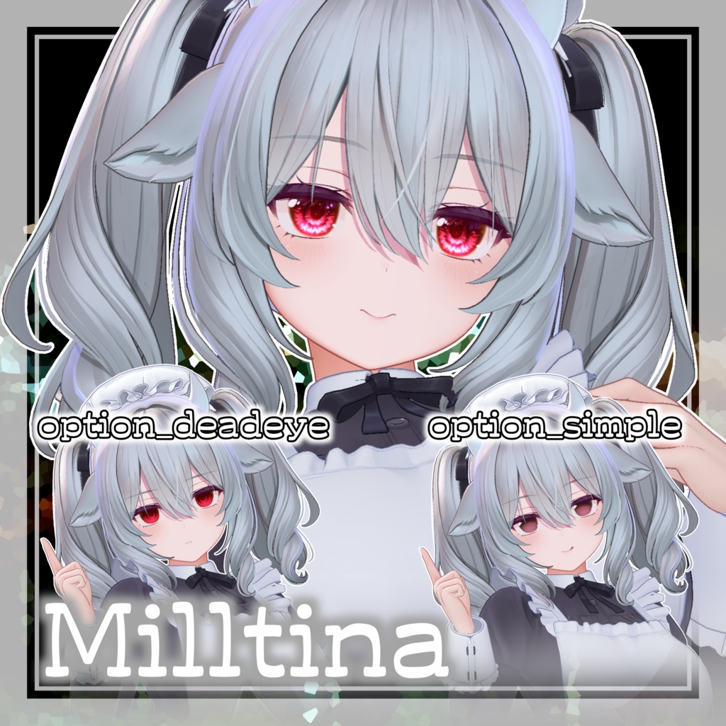 【7アバター対応】Spinel Eyes【カラー11種】