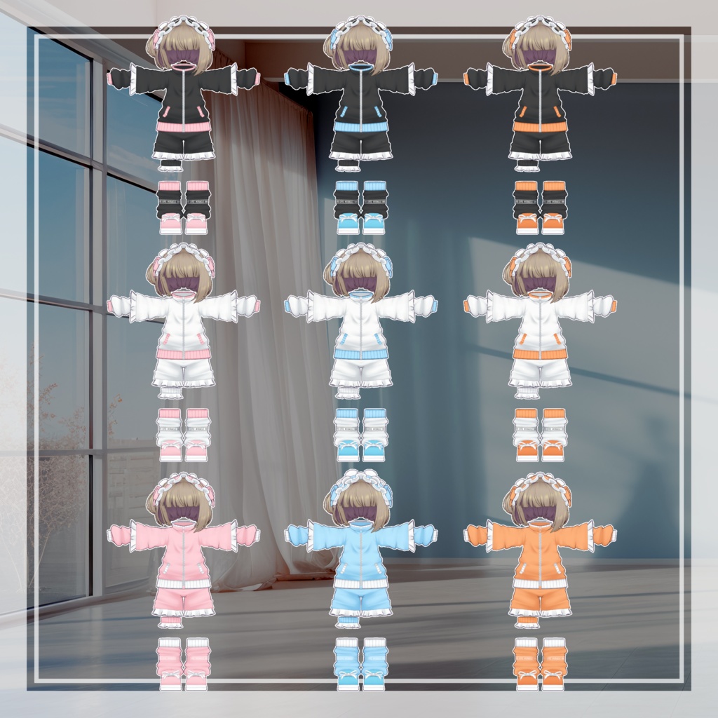 【MA対応】ふりりぃ~じゃーじ【髪型+洋服セット💖】