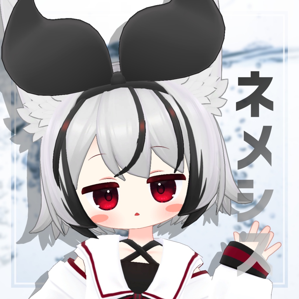 【MA対応】おっきいりぼんしょーとへあ【8アバター対応】